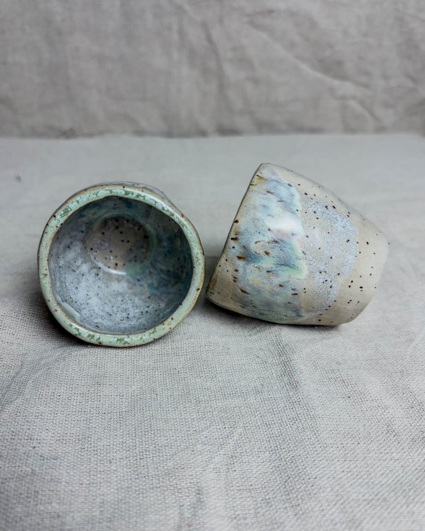 Conjunto Copos Café Cerâmica Artesanal YUKI