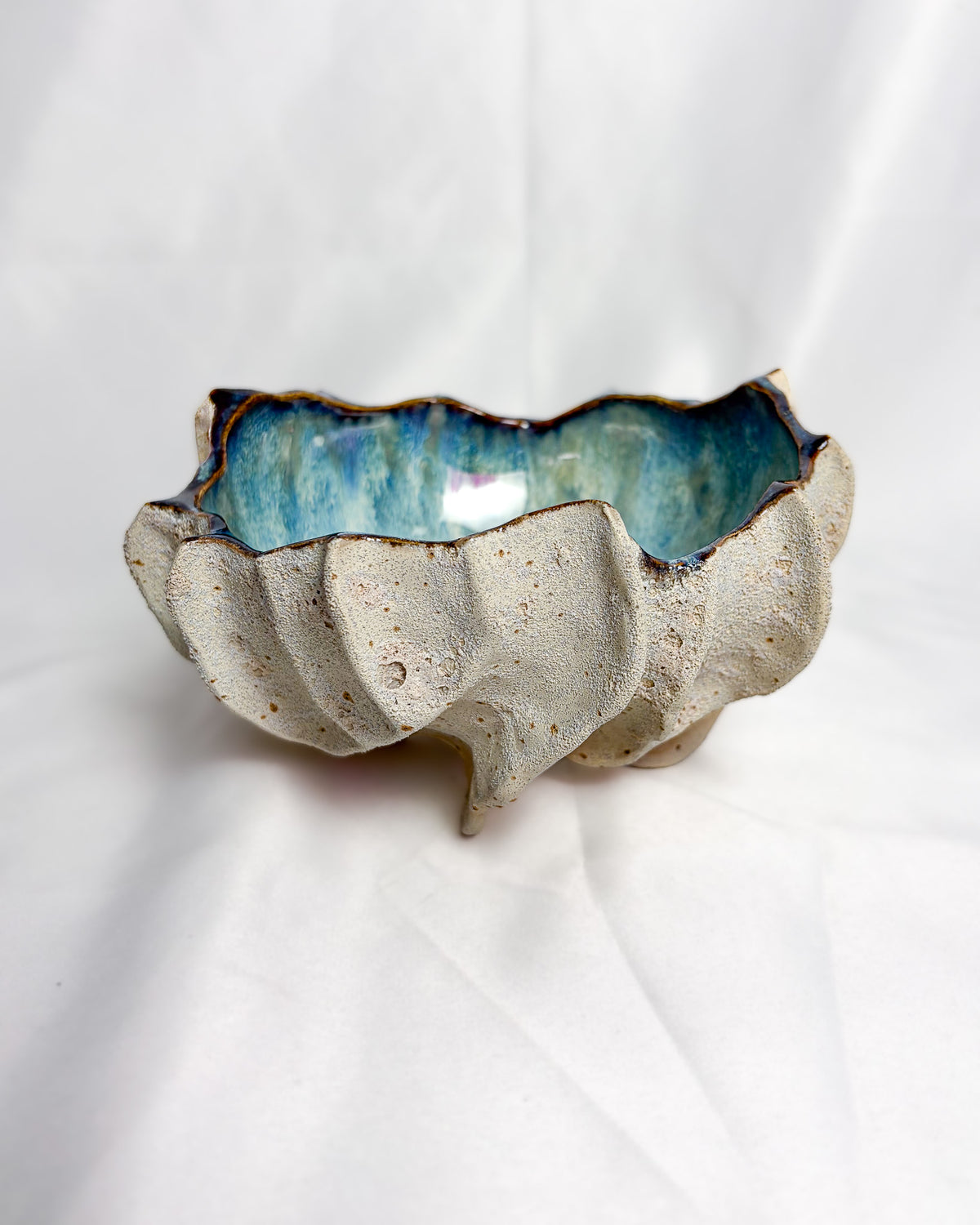 Taça Cerâmica Artesanal LAPA Ocean Pequena