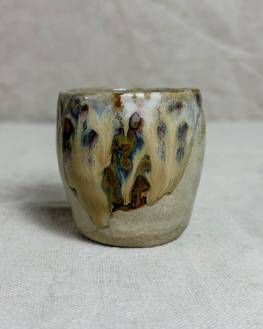 Conjunto Copos Café Cerâmica Artesanal SAARA