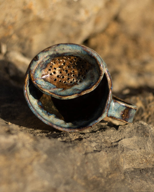 Handcrafted Ceramic Tea Mug VOLCANO