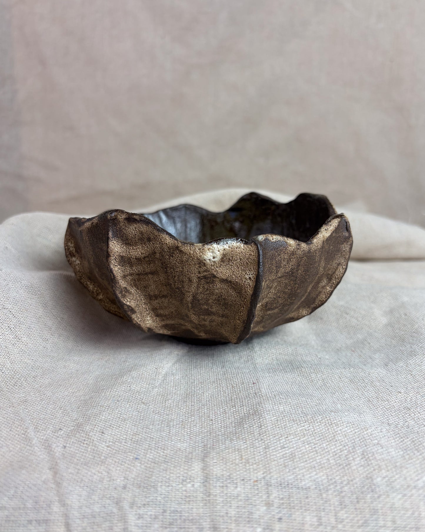 Taça de Sobremesa Cerâmica Artesanal LAPA Dark