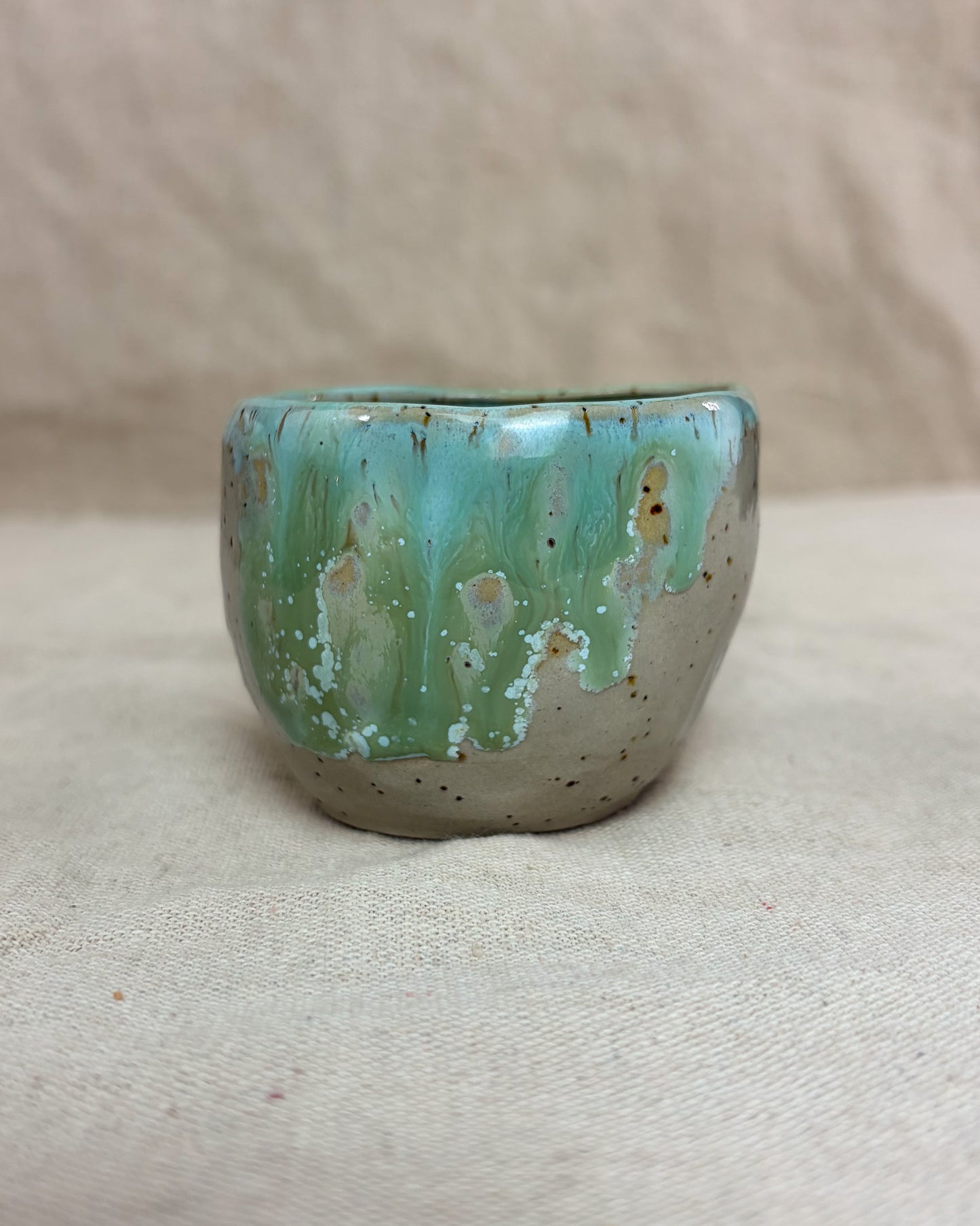 Conjunto Copos Cappuccino Cerâmica Artesanal CORAL