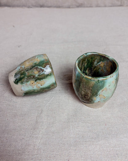 Conjunto Copos Café Cerâmica Artesanal FOREST