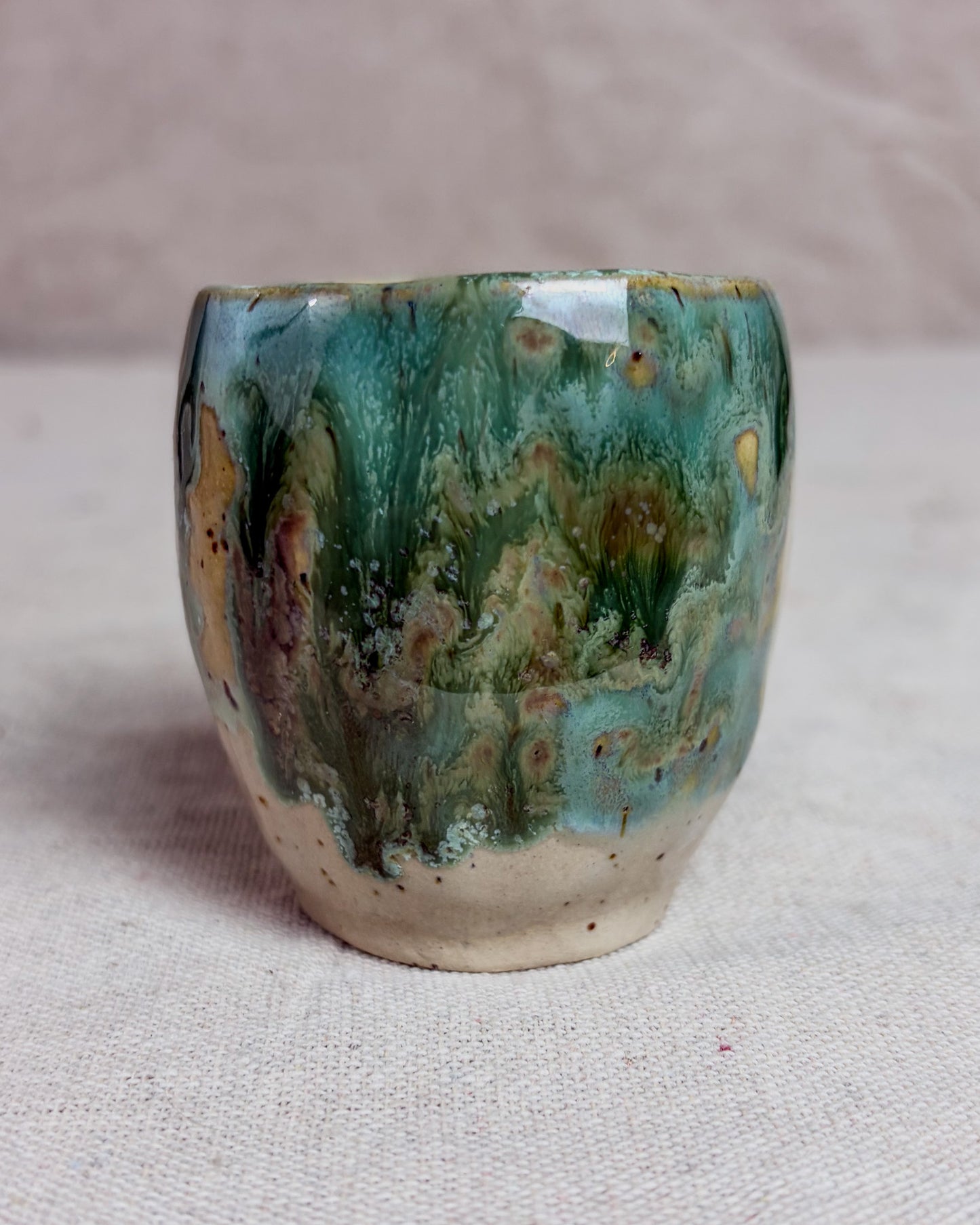 Conjunto Copos Café Cerâmica Artesanal FOREST