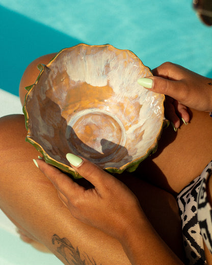Handcrafted Ceramic Salad Bowl CACTUS Medium