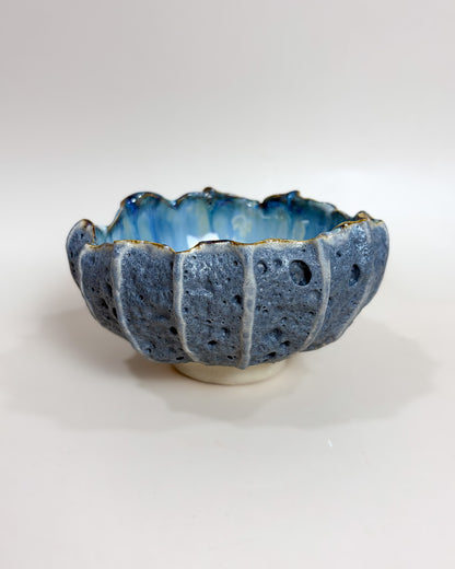 Taça de Sobremesa Cerâmica Artesanal LAPA Ocean Cinza