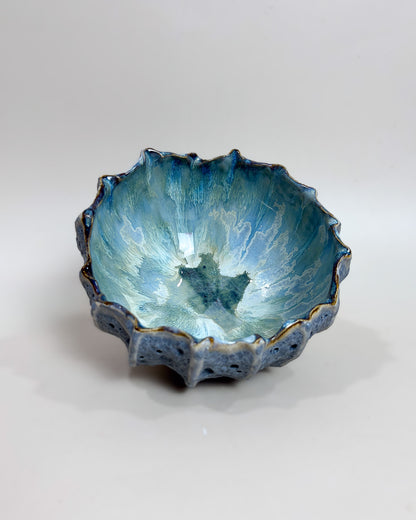 Taça de Sobremesa Cerâmica Artesanal LAPA Ocean Cinza