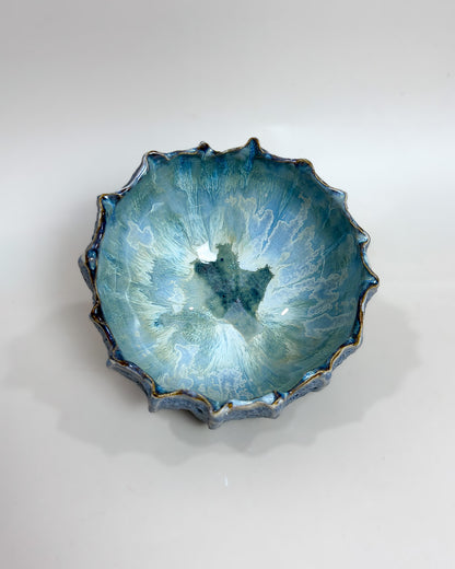 Taça de Sobremesa Cerâmica Artesanal LAPA Ocean Cinza
