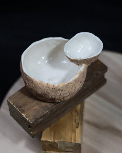 Taça Aperitivos Cerâmica Artesanal COCO NEST