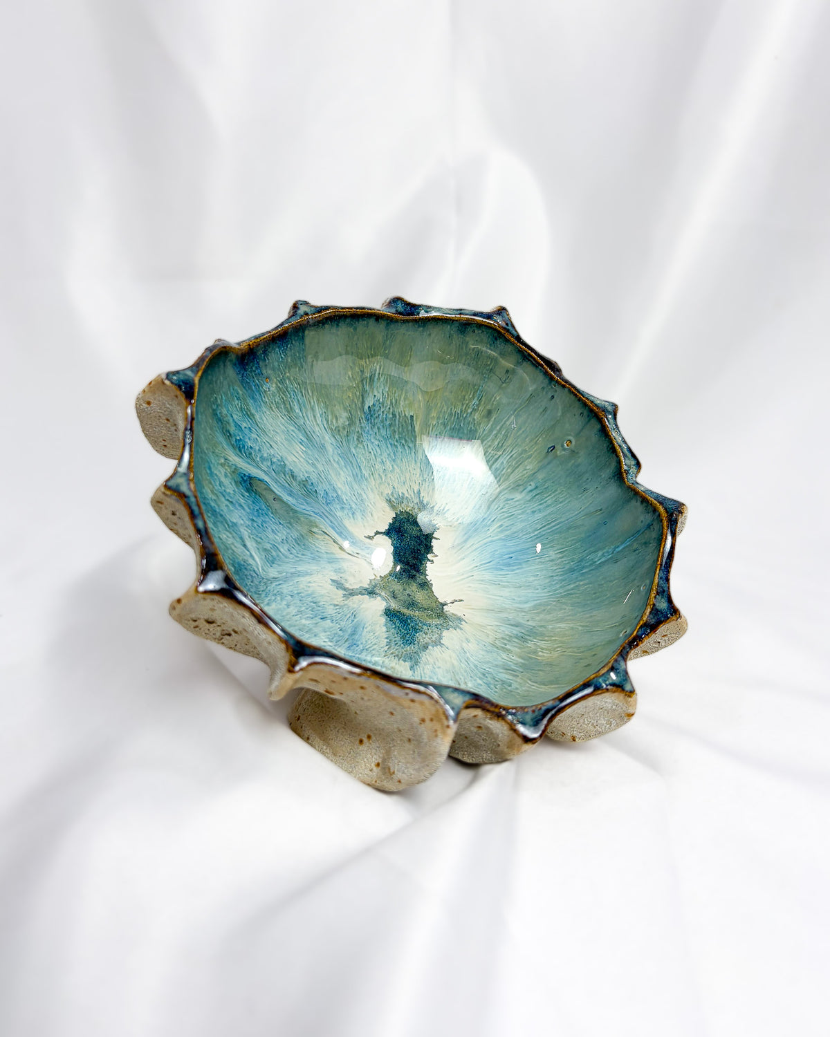 Taça Cerâmica Artesanal LAPA Ocean Pequena